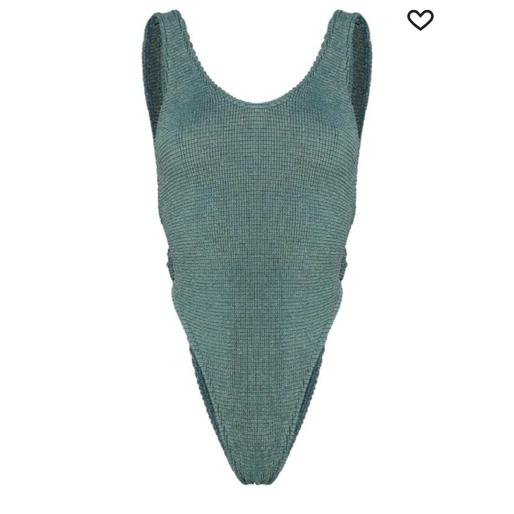 NEW Bond-eye Alicia ring-detailing seersucker swimsuit